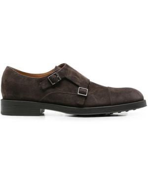 Tod's Suede Monk Shoes - White