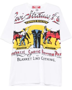 Junya Watanabe X Levi's Graphic-Print T-Shirt - White
