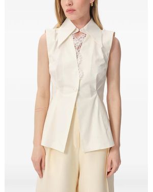 Concepto Ember Lace Shirt - Natural