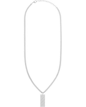 Off-White c/o Virgil Abloh Curb-Chain Pendant Necklace - White
