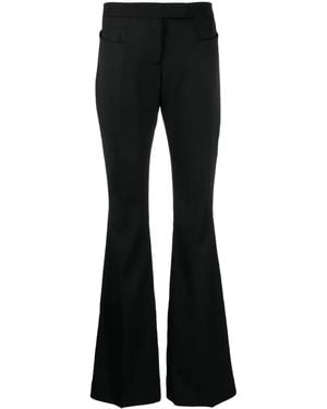 Tom Ford High-Waist Wool Flared Pants - Black