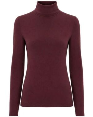 Toccin Jersey Alma Con Cuello Alto - Morado