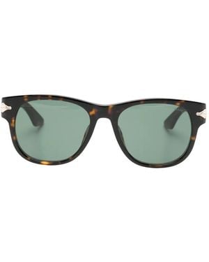 Montblanc Geometric-Frame Sunglasses - Green