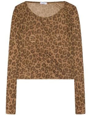PRAYING Cheetah Long-Sleeve T-Shirt - Natural