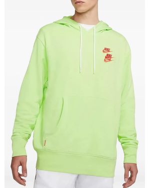 Nike Drawstring-Hood Hoodie - Green