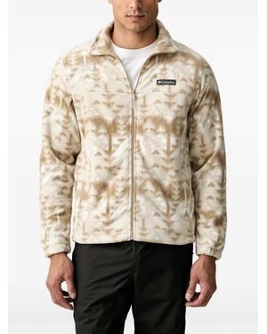 Columbia Veste Zippée Steens Mountain À Imprimé Géométrique - Natural