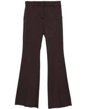 Pennyblack Pressed-Crease Flared Pants - Black