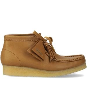 Clarks Wallabee Boots - Brown