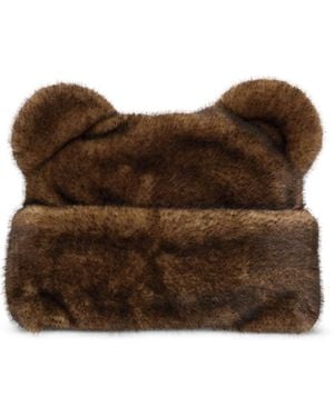 Marc Jacobs Gorro con orejas de oso - Marrón
