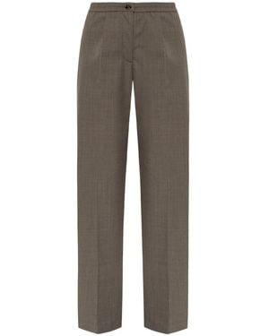 Samsøe & Samsøe Straight-Leg Trousers - Grey