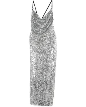 Coperni Sequin-Embellished Maxi Dress - White