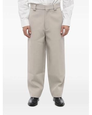 Fear Of God Pantalon En Laine Vierge Mélangée - Natural