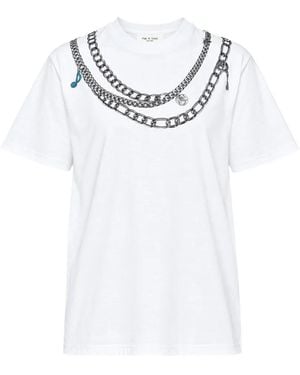 Rag & Bone T-Shirt Mit Anhänger-Print - Weiß