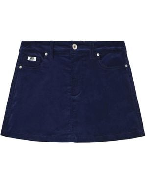 Chocoolate Corduroy-Effect Shorts - Blue