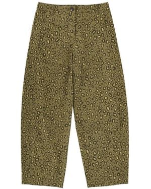Paul Smith Pantalones con animal print - Verde