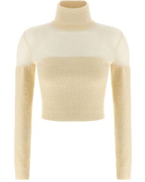 Elisabetta Franchi タートルネック セーター - ホワイト