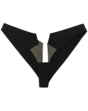 Rick Owens X Livy Culotte À Empiècements Transparents - Black