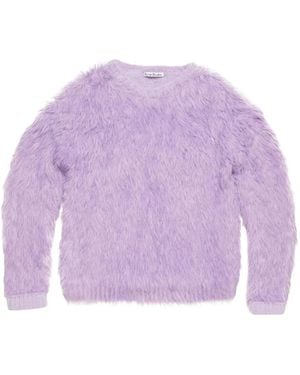 Acne Studios Jersey Texturizado - Morado