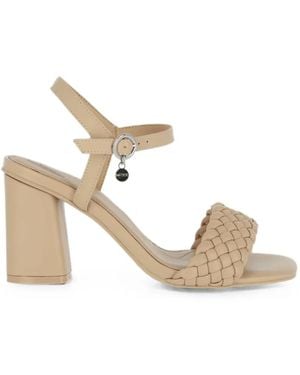 Mexx Sandalias Trenzadas Con Tacón Grueso - Neutro