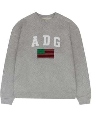 DENIM TEARS 1619 Long-Sleeve Sweatshirt - Grey