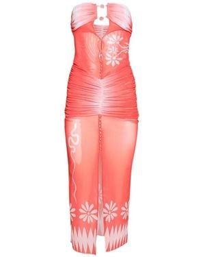 DI PETSA Vestido Radiant Siren De Malla - Rosa