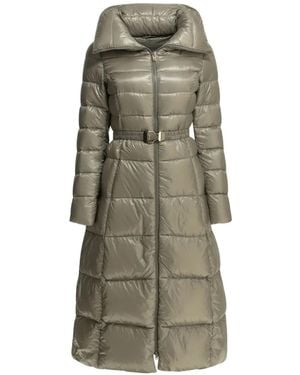 Herno Belted Quilted Coat - Green