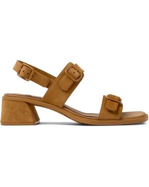 Camper Buckle Strap Sandals Kora - Brown