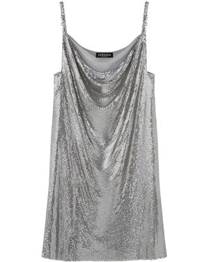 Versace Cocktail Dress - Gray