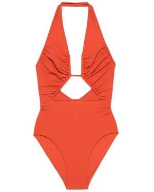 Rick Owens Costume Intero Con Dettaglio Cut-Out - Rosso