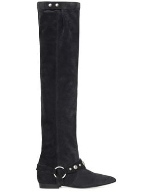 Isabel Marant Selize サイハイブーツ - ブラック