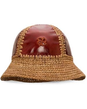Dorothee Schumacher Summer Daze Raffia Bucket Hat - Brown