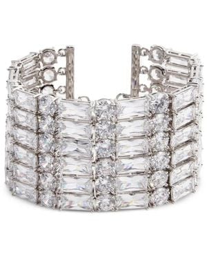 Self-Portrait Crystal-Embellished Bracelet - White
