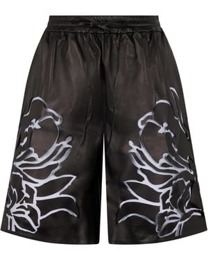 Valentino Garavani Floral Trousers - Black