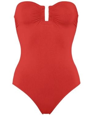 Eres Cassiopée Ruched Swimsuit - Red