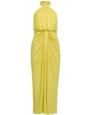 Cinq À Sept Kaily Halterneck Dress - Yellow