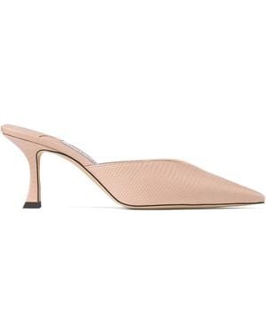 Jimmy Choo Mules Solar con tacón de 70 mm - Rosa