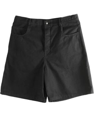 Ann Demeulemeester Narve Five-Pockets Bermuda Shorts - Black