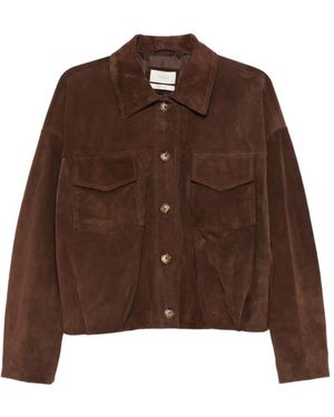 ViCOLO Pocket Button Jacket - Brown