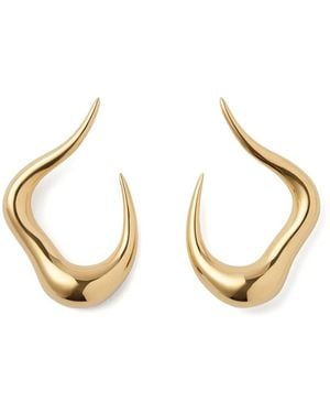 Fernando Jorge 18K Small Bold Stream Earrings - Metallic