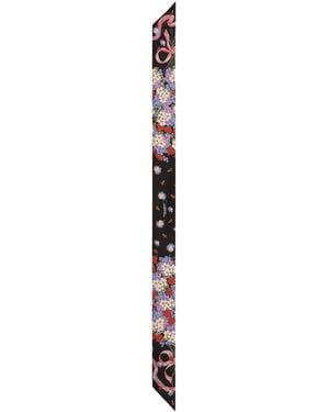 Dolce & Gabbana Pañuelo Pequeño Con Estampado Floral - Blanco