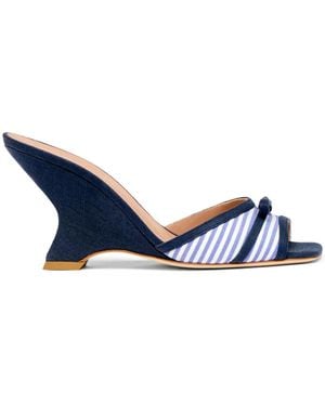 Malone Souliers 85Mm Isla Sandals - Blue