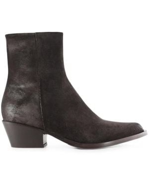 Notabene Lucy Pointed-Toe Ankle Boots - Black