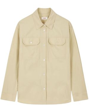Studio Tomboy X Utility-Pockets Shirt - Natural