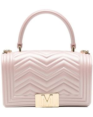 Marc Ellis Xs Flat Wave 27 Chevron-Quilted Tote Bag - Pink