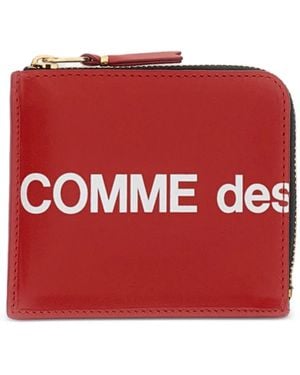 COMME DES GARÇONS PLAY Portemonnaie Mit Logo-Print - Rot