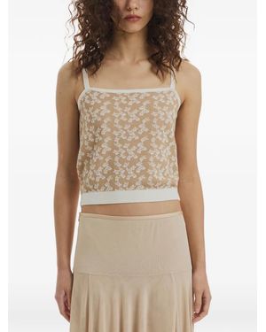 CRUSH Collection Sleeveless Tank Top - Natural