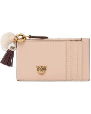 Pinko Love Birds Cardholder - Natural