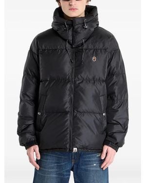 A Bathing Ape One Point Down Jacket - Black