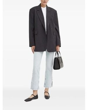 BOSS Side-slit jeans - Azul