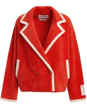 Essentiel Antwerp Doppelreihiger Cardigan - Rot
